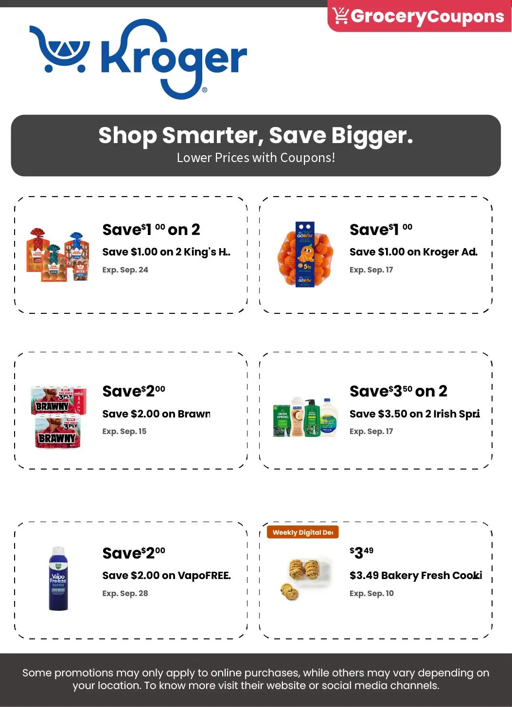 Weekly ad Kroger coupons from September 1 to October 8 2025 - Page 8
