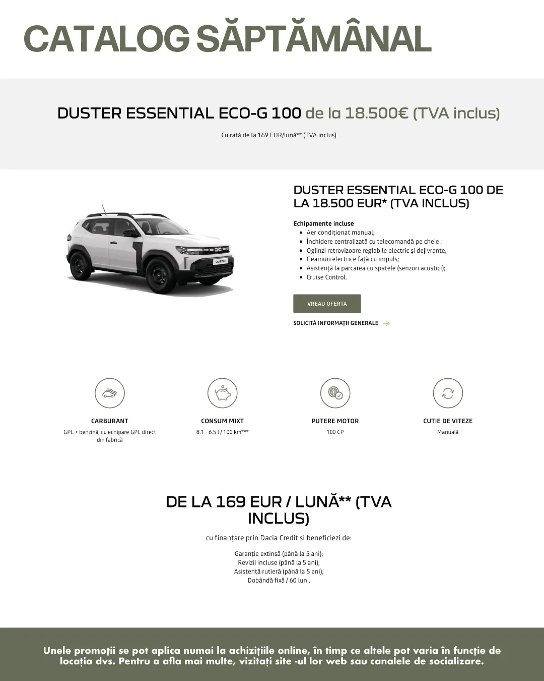 Catalog Dacia Oferte mari & reduceri de la 5 februarie până la 5 martie 2025 - Revista Pagina 6