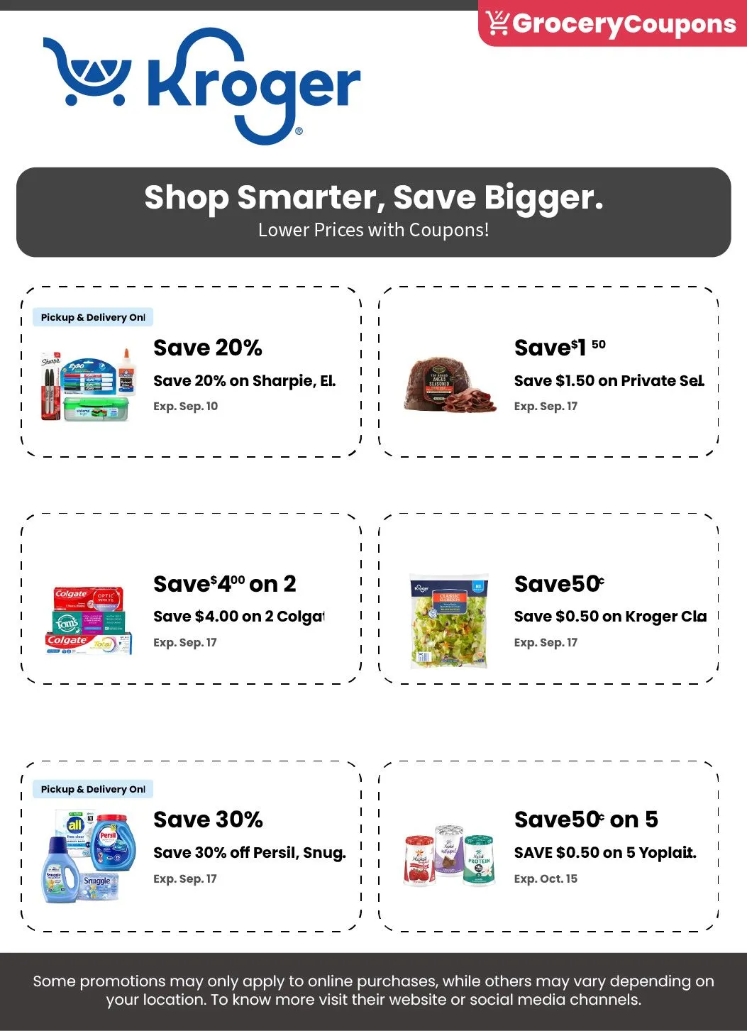 Weekly ad Kroger coupons from September 1 to October 8 2025 - Page 9