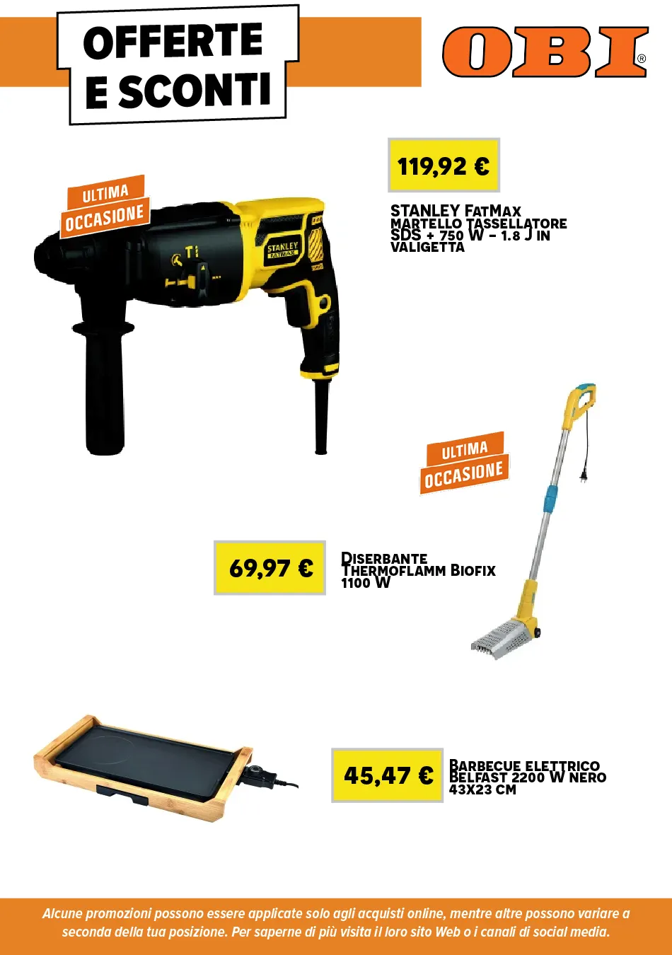 OBI Offerte settimanali! da 22 aprile a 6 maggio di 2025 - Pagina del volantino 2