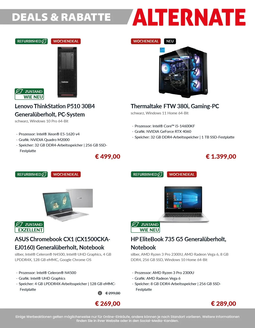 Alternate Große Angebote von 27. Februar bis 20. März 2025 - Prospekt seite 9