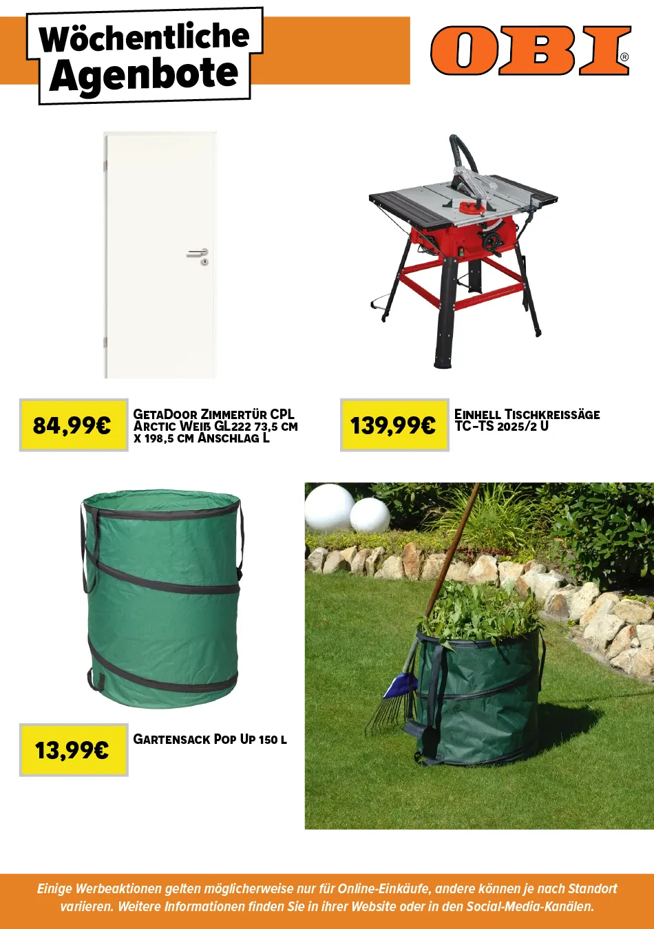 OBI Deals & Rabatte von 5. März bis 26. März 2025 - Prospekt seite 3