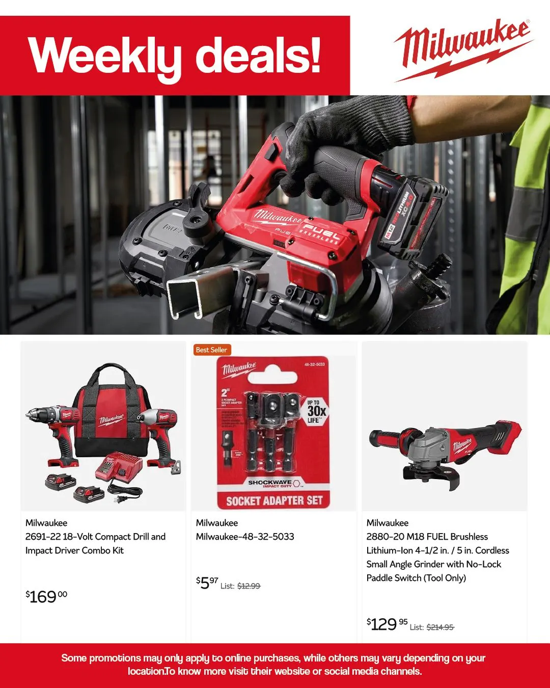 Weekly ad Milwaukeetool Weekly Ad from March 27 to April 17 2025 - Page 6