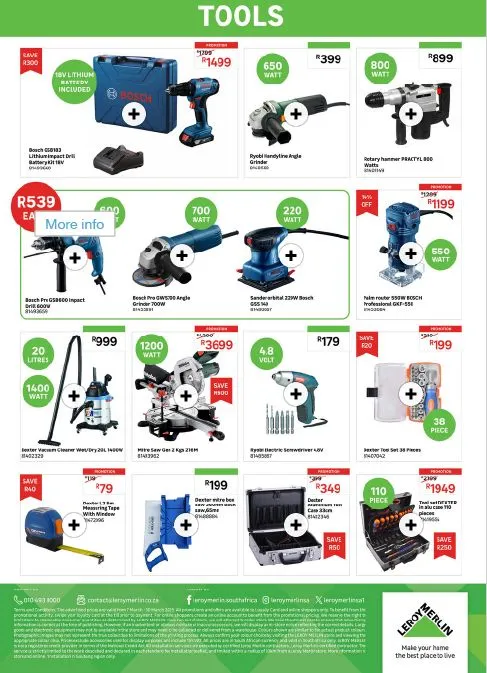 Leroy Merlin Weekly Offers from 7 March to 30 March 2025 - Catalogue Page 10