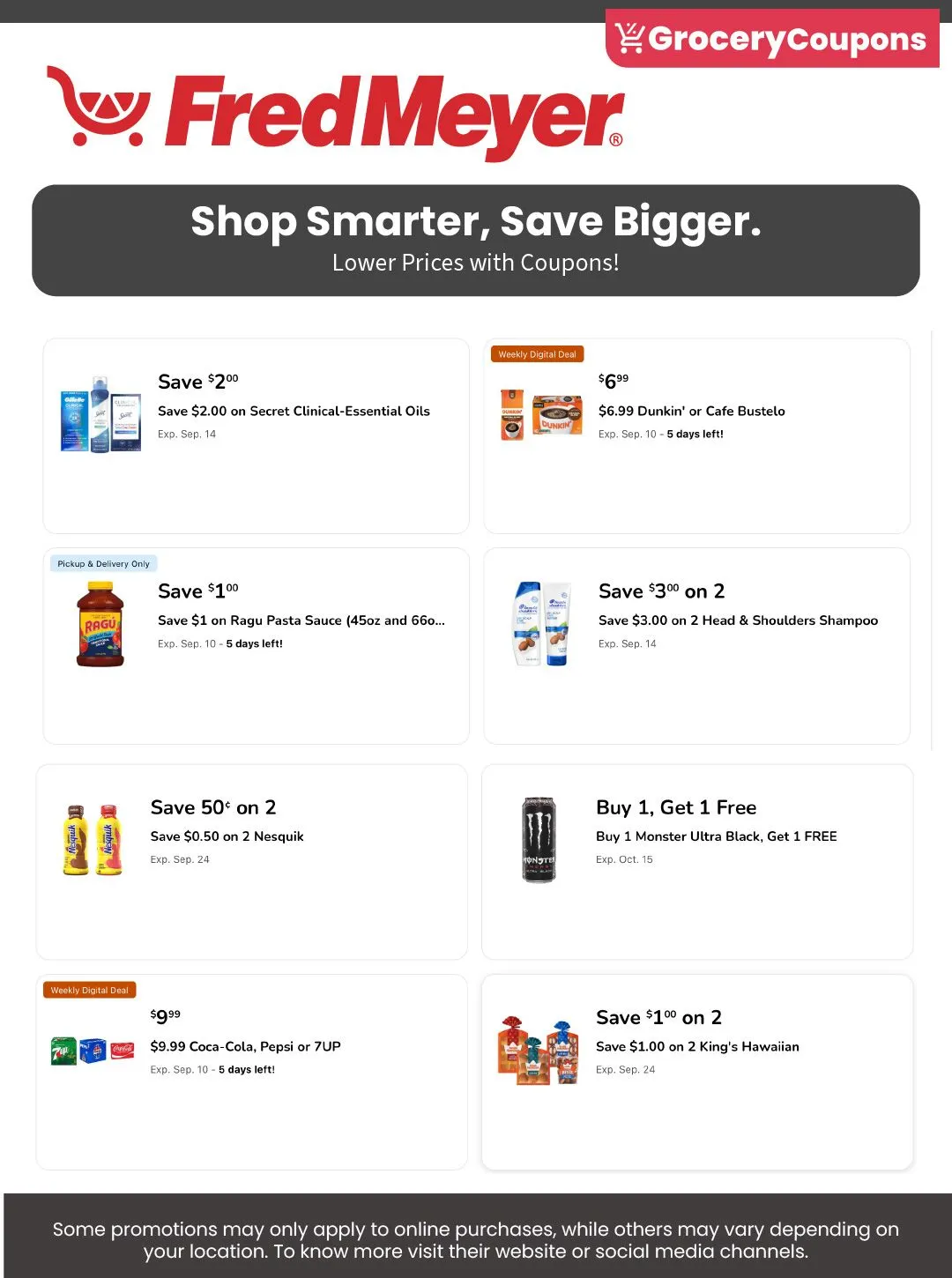 Weekly ad Fred Meyer coupons from September 9 to September 30 2025 - Page 6