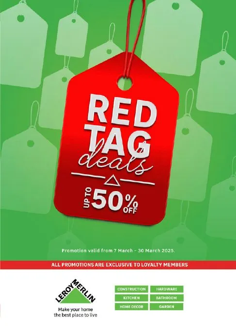 Leroy Merlin Weekly Offers from 7 March to 30 March 2025 - Catalogue Page 1