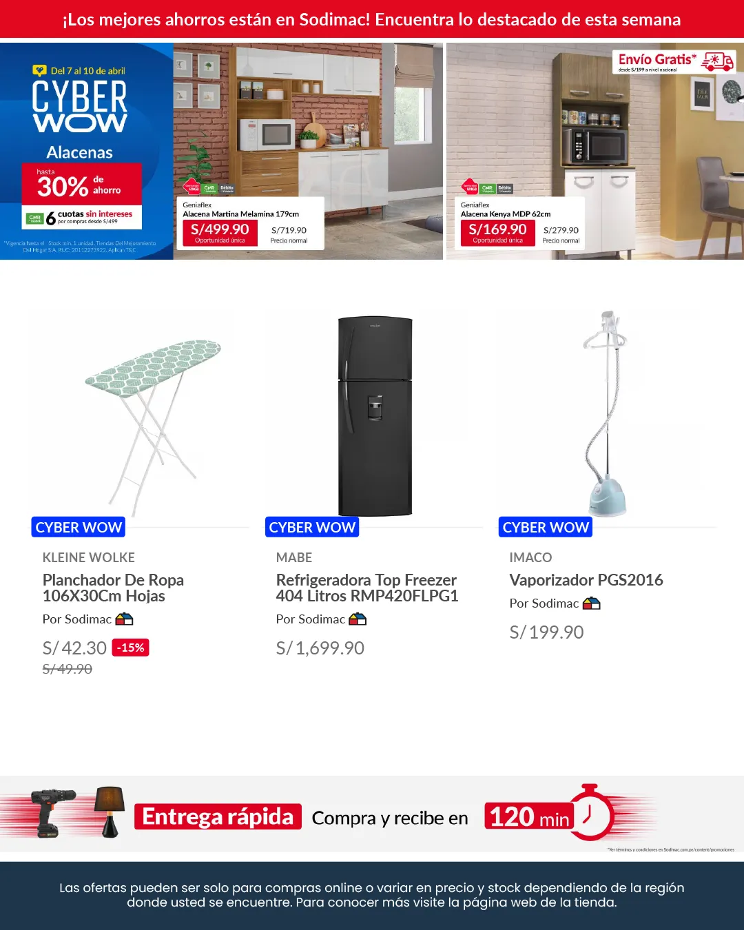 Catalogo de Sodimac Descuentos semanales 8 de abril al 11 de abril 2025 - Pag 10