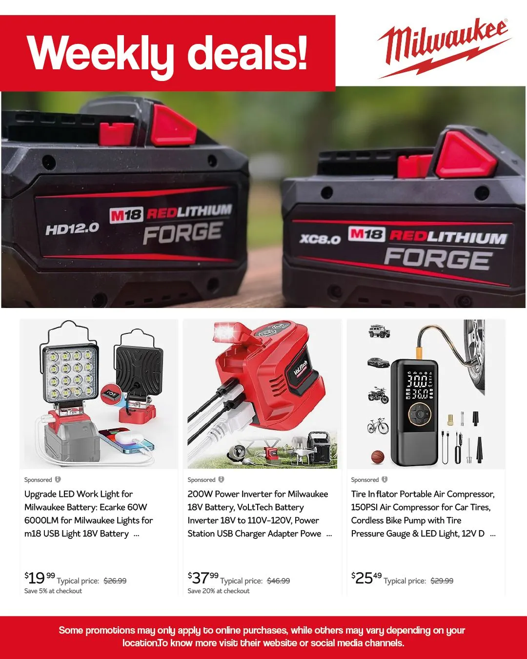 Weekly ad Milwaukeetool Weekly Ad from March 27 to April 17 2025 - Page 8