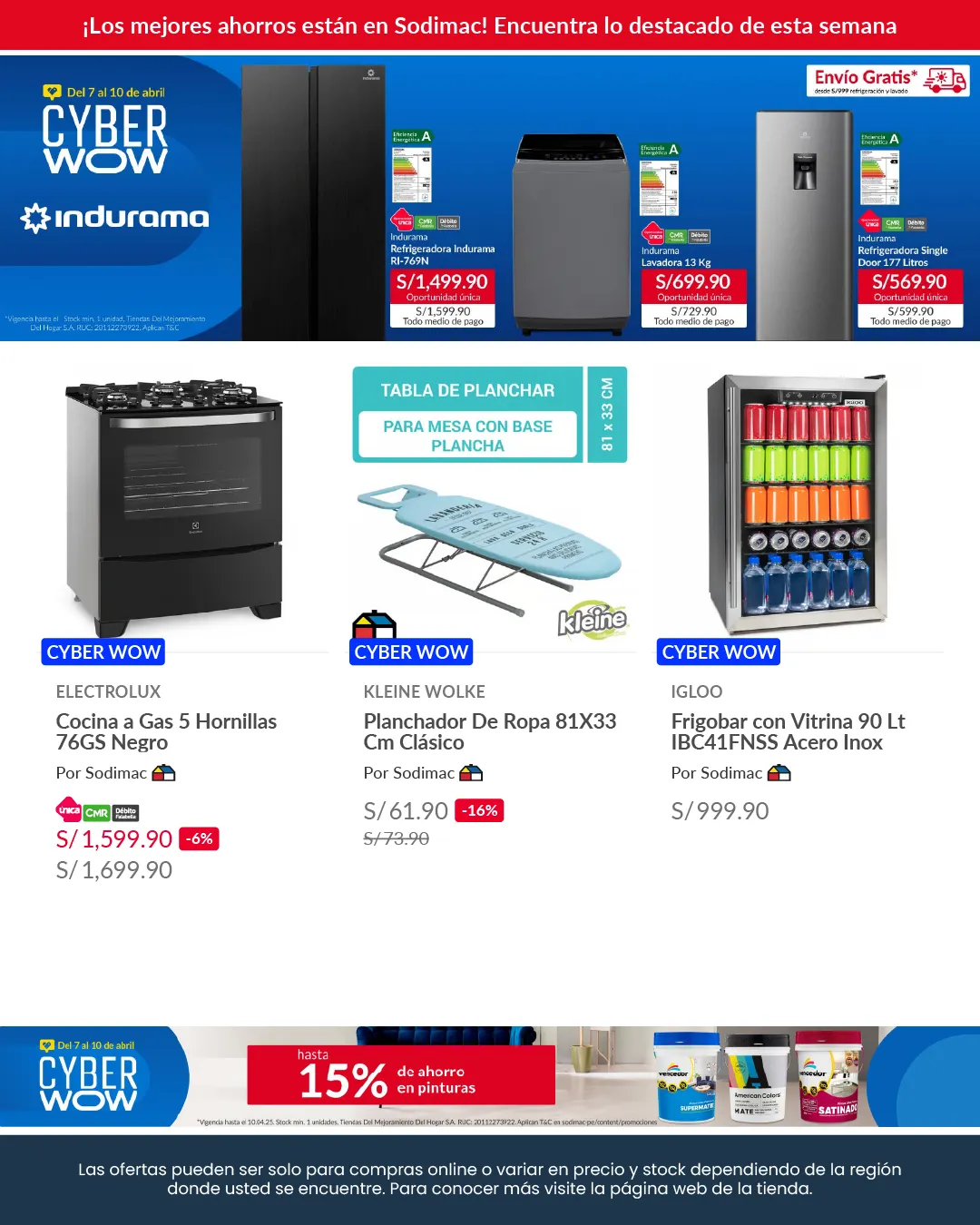 Catalogo de Sodimac Descuentos semanales 8 de abril al 11 de abril 2025 - Pag 11