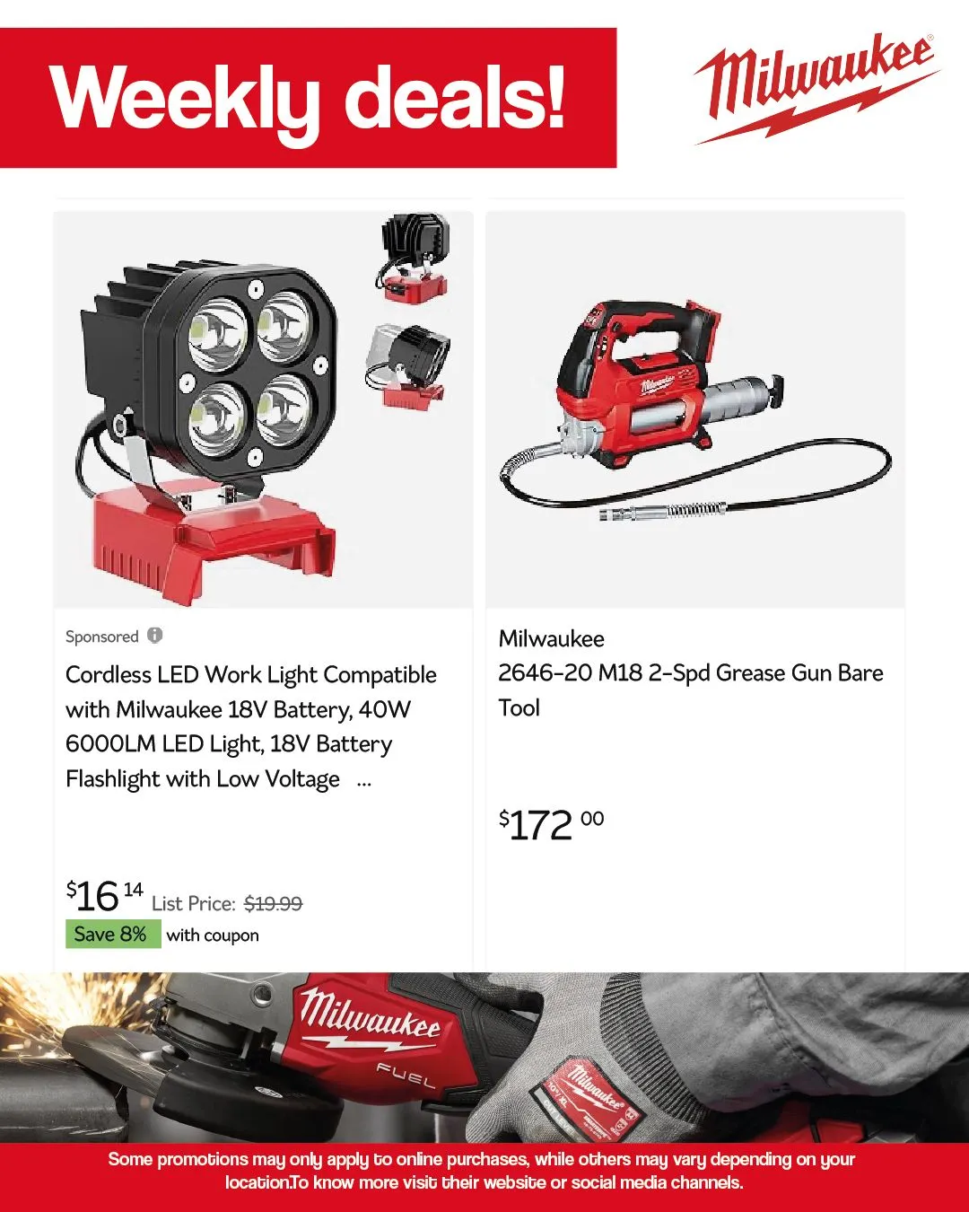 Weekly ad Milwaukeetool Weekly Ad from March 27 to April 17 2025 - Page 9