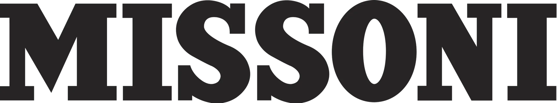 Missoni logo de catálogo