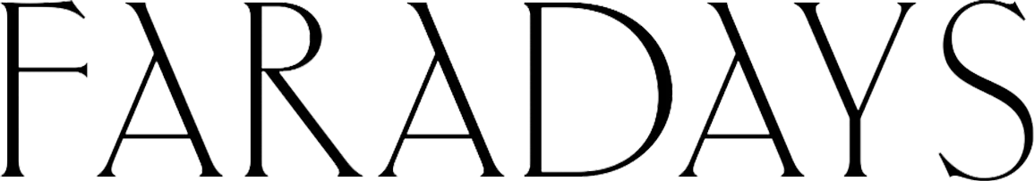 Faradays logo. Current weekly ad