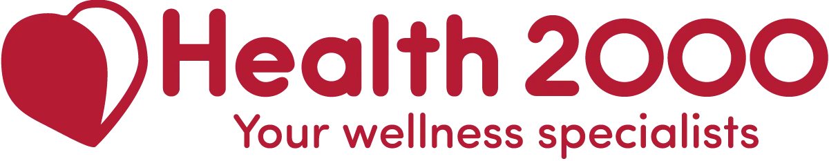 Health 2000 logo. Current weekly ad