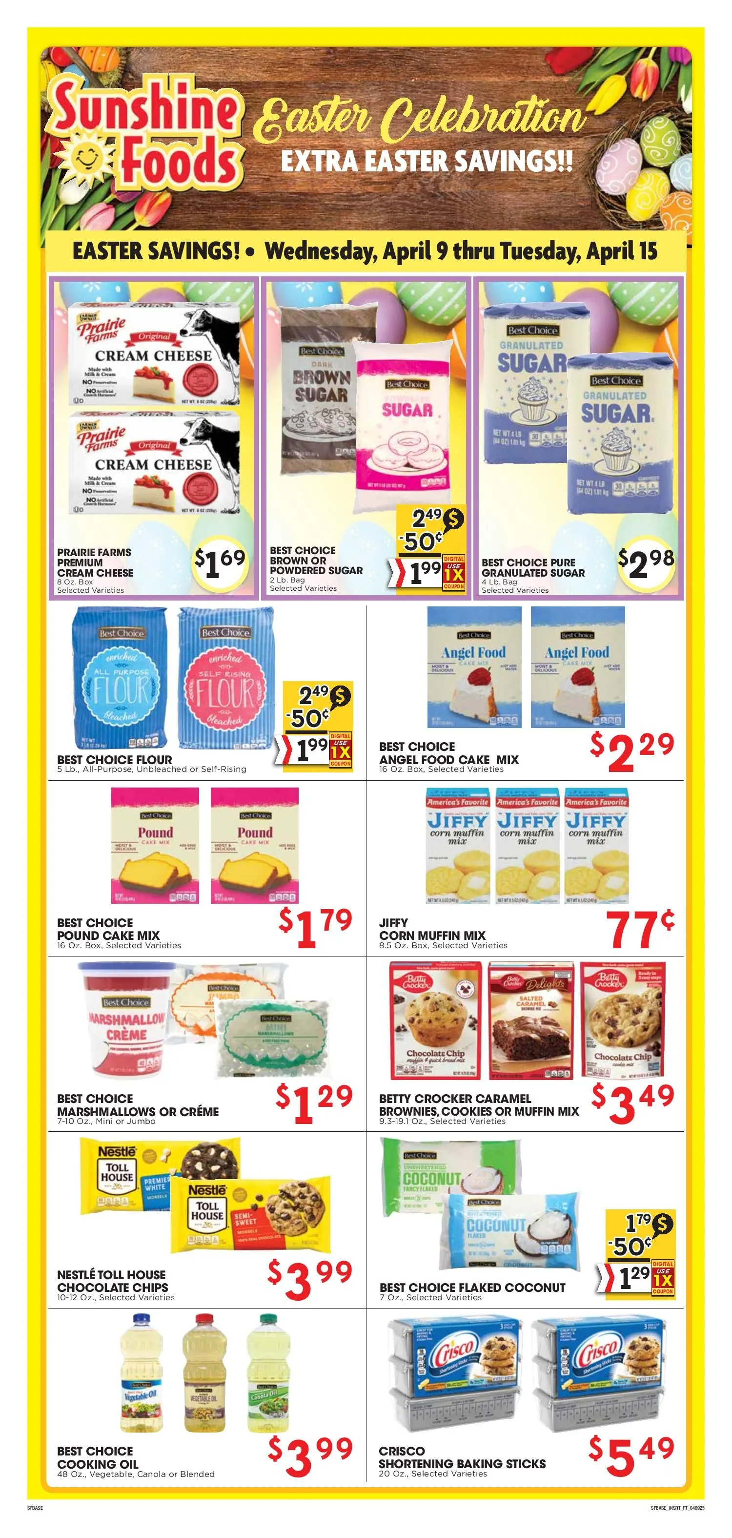 Weekly ad Sunshine Foods Sales from April 9 to April 15 2025 - Page 10