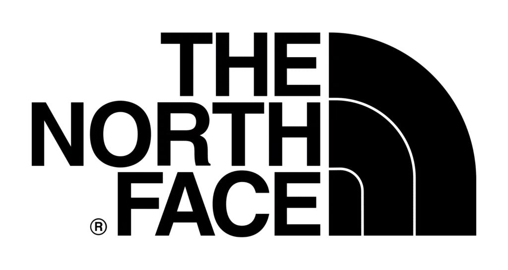 The North Face logo. Current catalogue