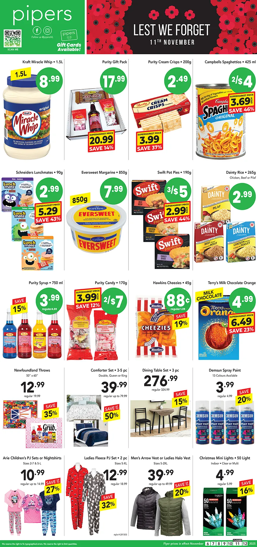 Pipers Sales from November 6 to November 12 2025 - flyer page 1