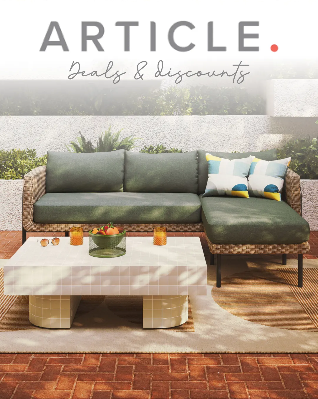 Weekly ad Article Living Room Decor Deals from August 17 to September 1 2025 - Page 