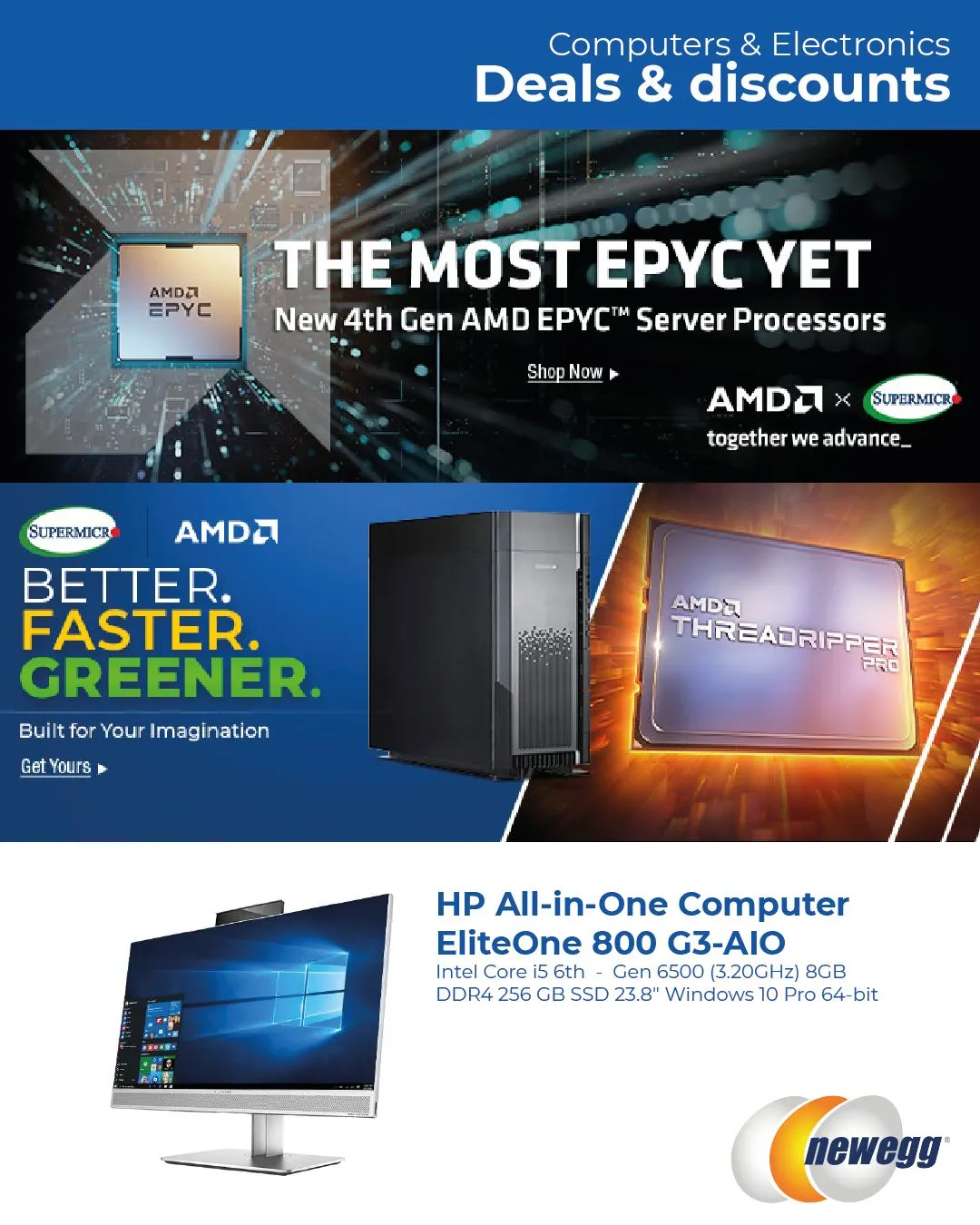 Weekly ad Newegg Electronics Deals from July 7 to July 22 2025 - Page 1