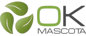 Ok Mascota logo de catálogo