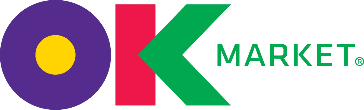 OK Market logo de catálogo