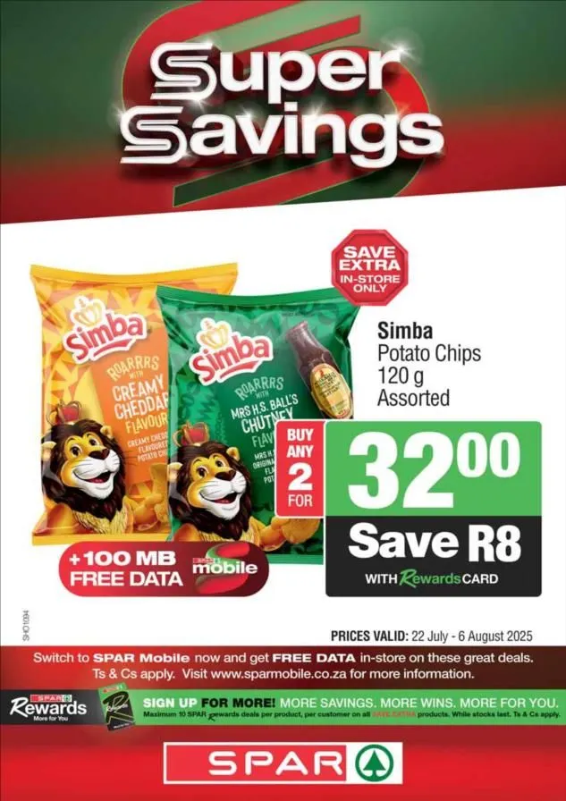 SPAR weekly ads from 22 July to 6 August 2025 - Catalogue Page 13