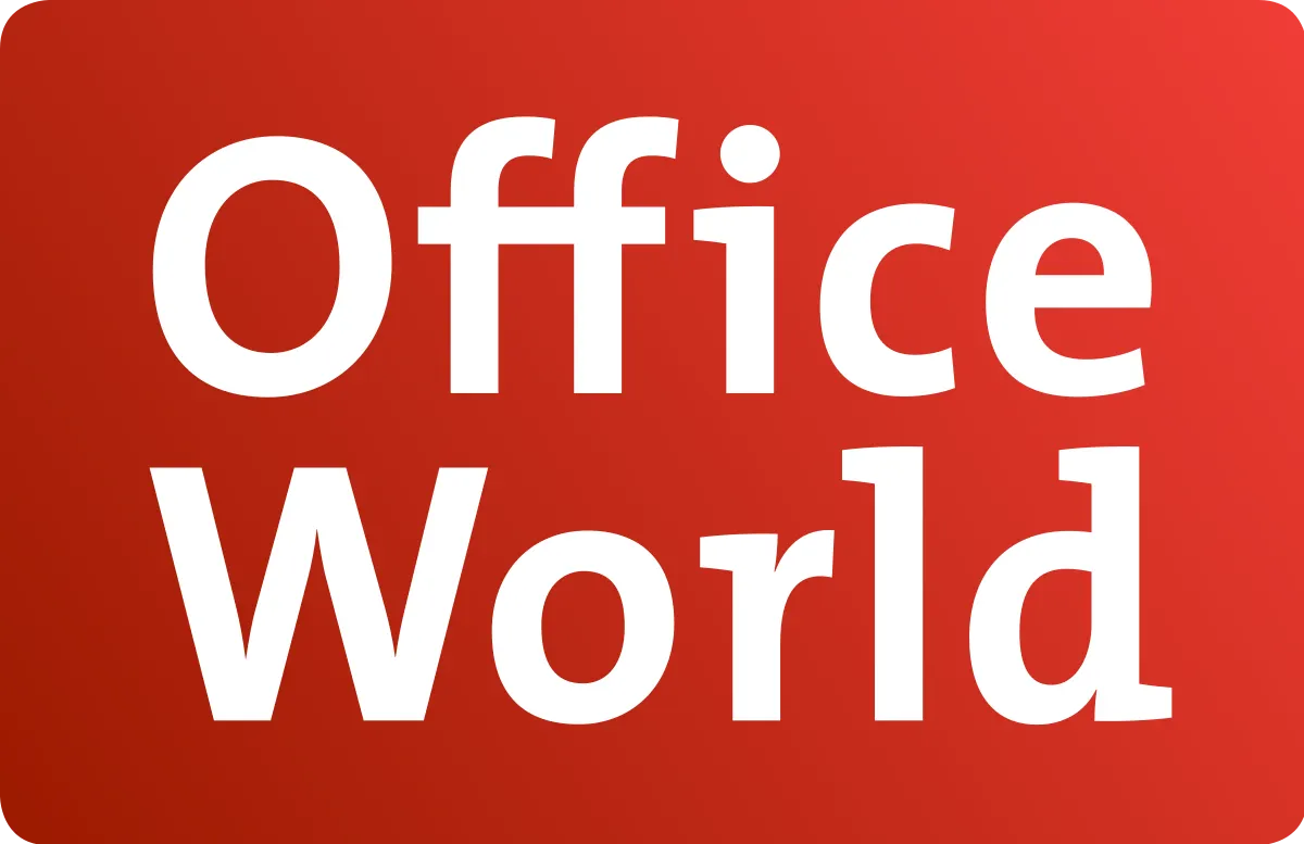 Office World logo. Aktuell Prospekt