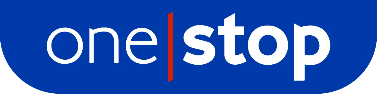 One Stop logo. Current catalogue