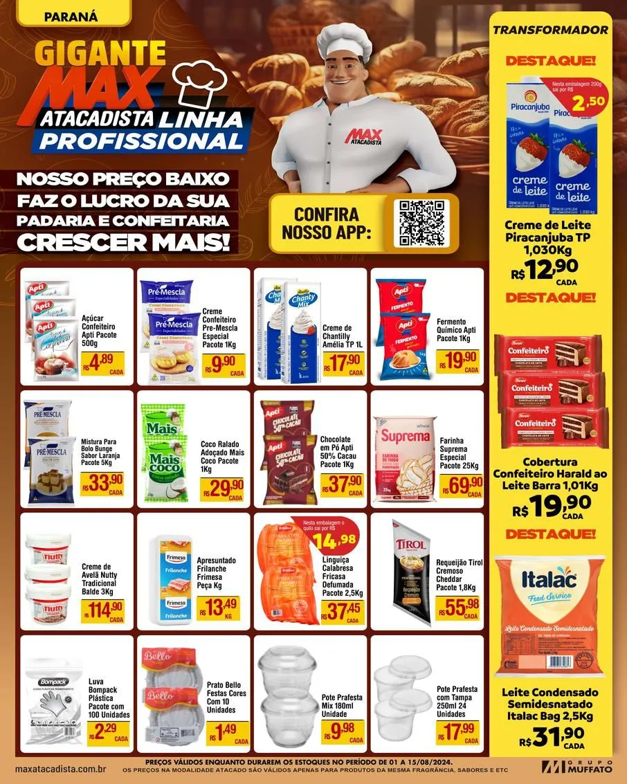 Encarte de Catálogo: Max Atacadista 1 de agosto até 15 de agosto 2024 - Pagina 1