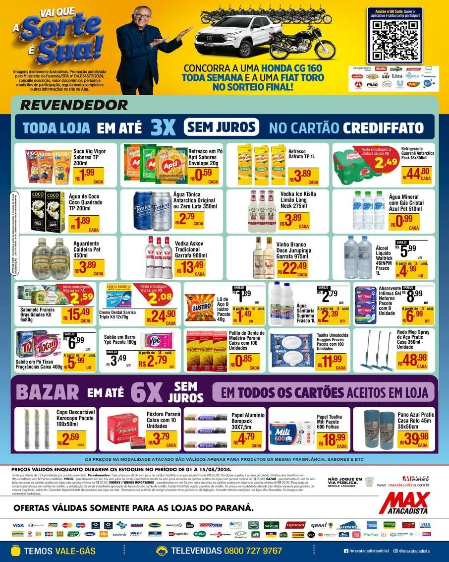 Encarte de Catálogo: Max Atacadista 1 de agosto até 15 de agosto 2024 - Pagina 4