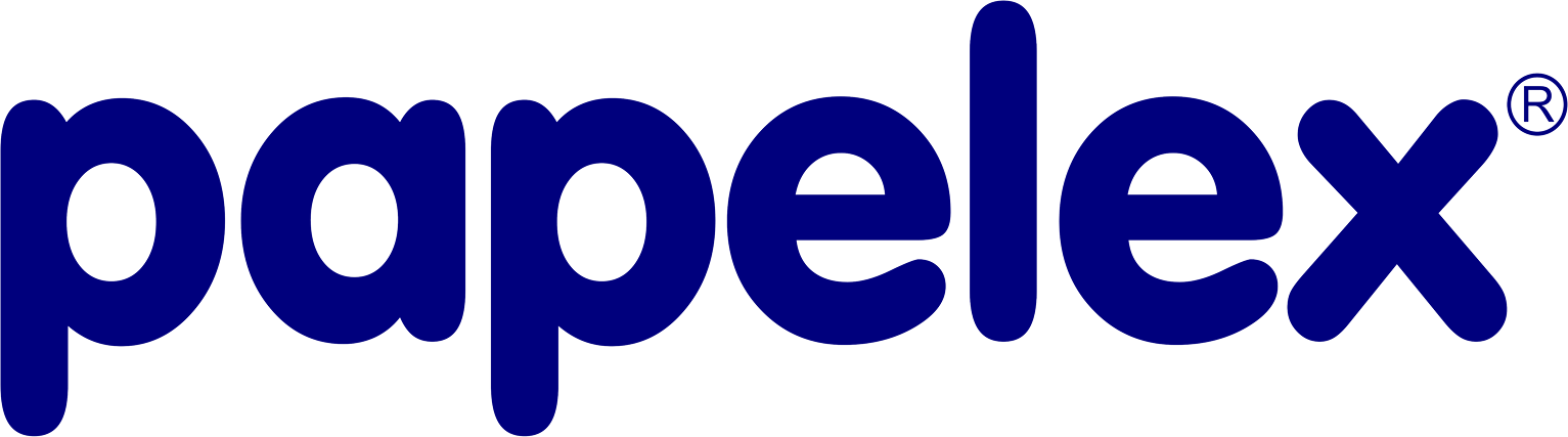 Papelex logo de folhetos