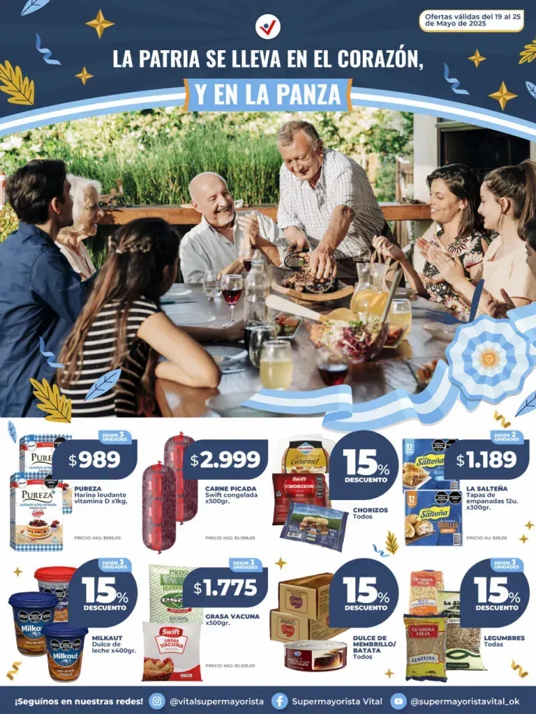 Ofertas de Ofertas Vital 19 de mayo al 26 de mayo 2025 - Página 1 del catálogo