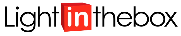 Light in the Box logo de folhetos