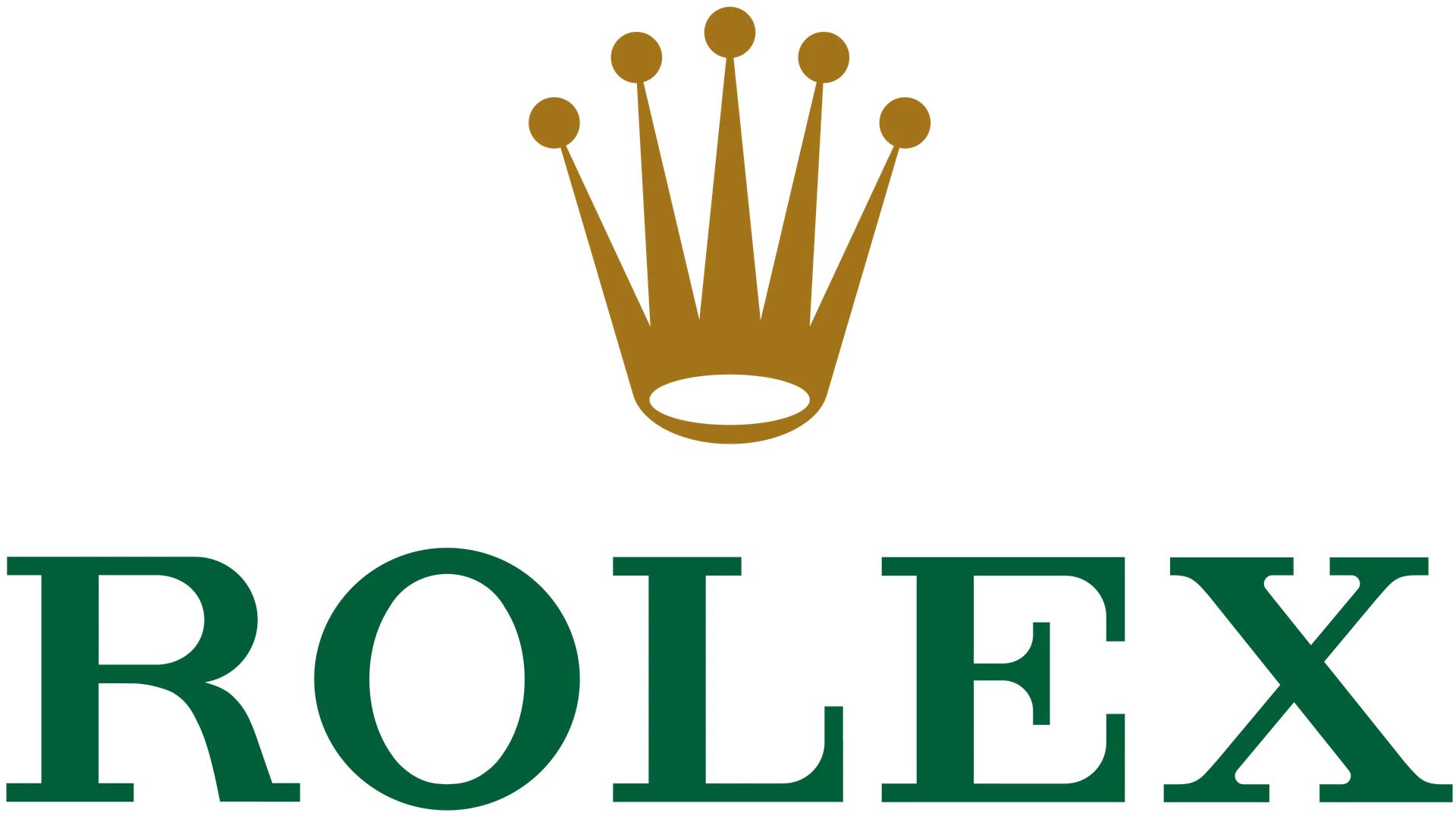 Rolex logo de folhetos