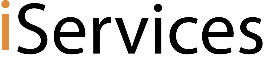 iServices logo de folhetos