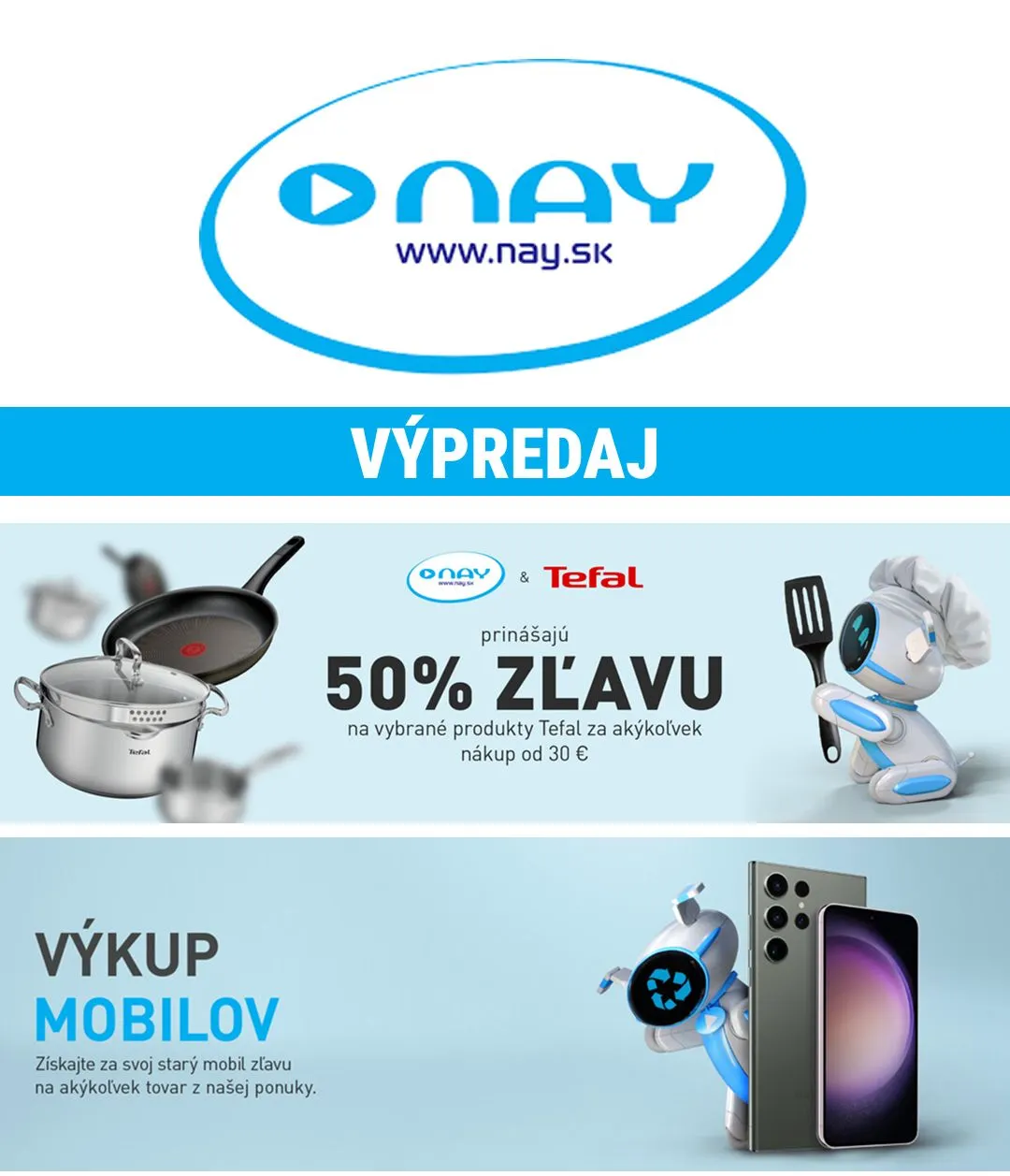 Leták: Špeciálna ponuka NAY Elektrodom od 7. februára do 28. februára 2025 - Prehľad Stránky