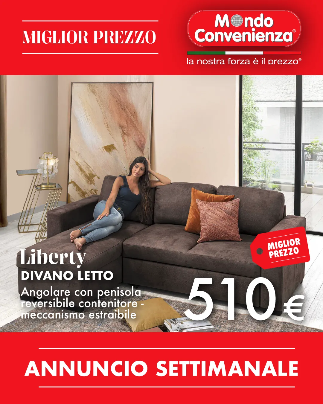 Mondo Convenienza Grandi offerte da 14 marzo a 28 marzo di 2025 - Pagina del volantino 1