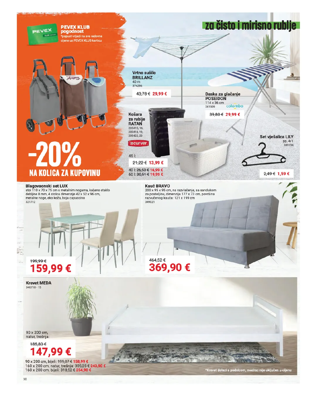 Katalog Pevex Ponudbe & popusti od 25. srpnja do 26. kolovoza 2024. - Pregled Stranica 30