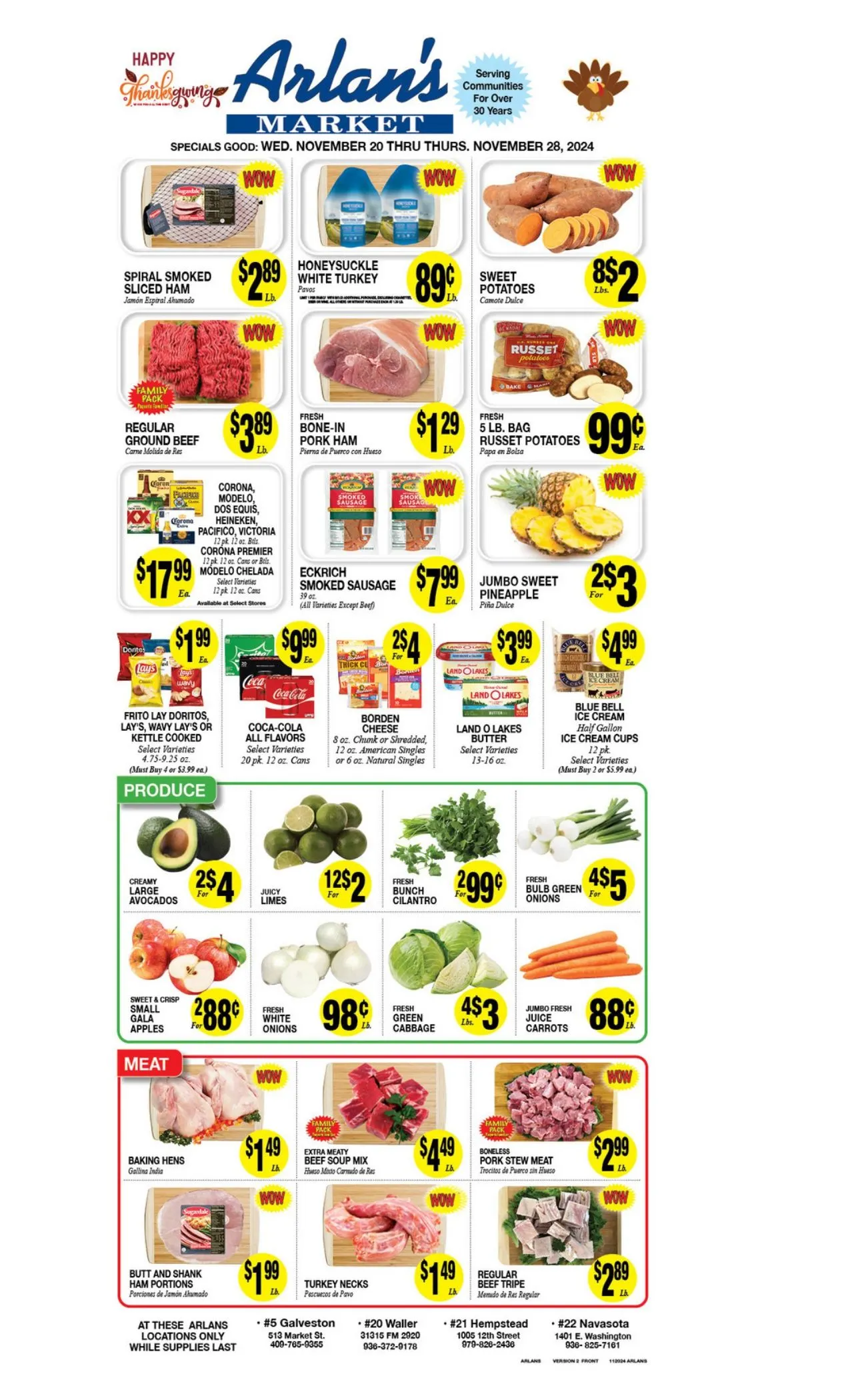 Weekly ad Arlan's Market sales from November 20 to November 28 2024 - Page 
