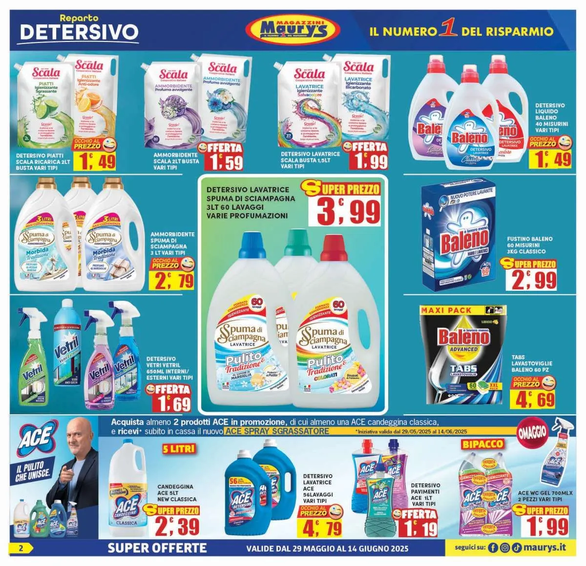 Volantini Maury's da 27 maggio a 16 giugno di 2025 - Pagina del volantino 18