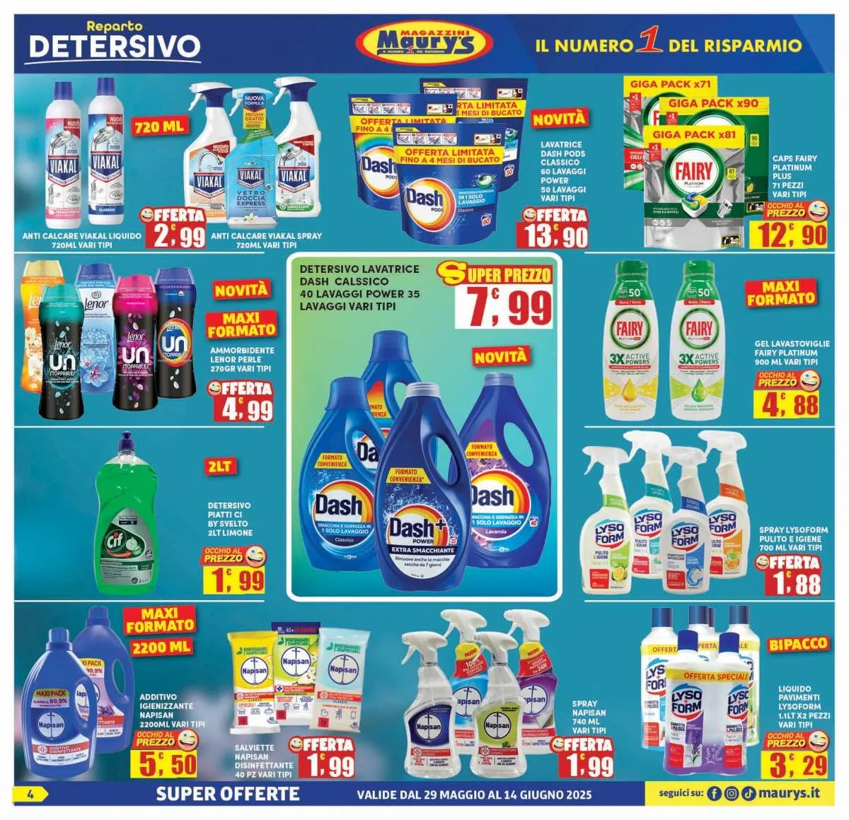  Volantini Maury's da 27 maggio a 16 giugno di 2025 - Pagina del volantino 6