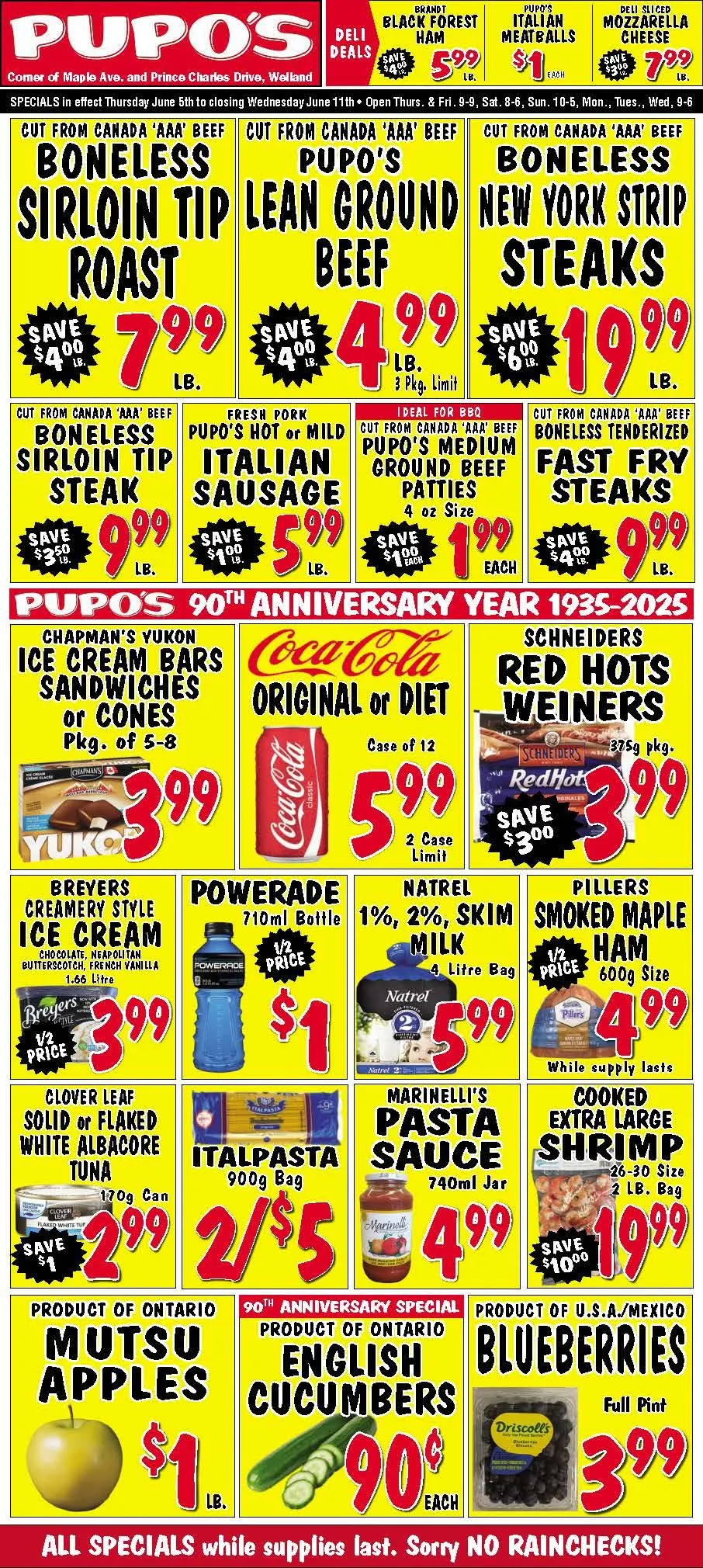  Pupo's Food Market flyers from June 5 to June 12 2025 - flyer page 
