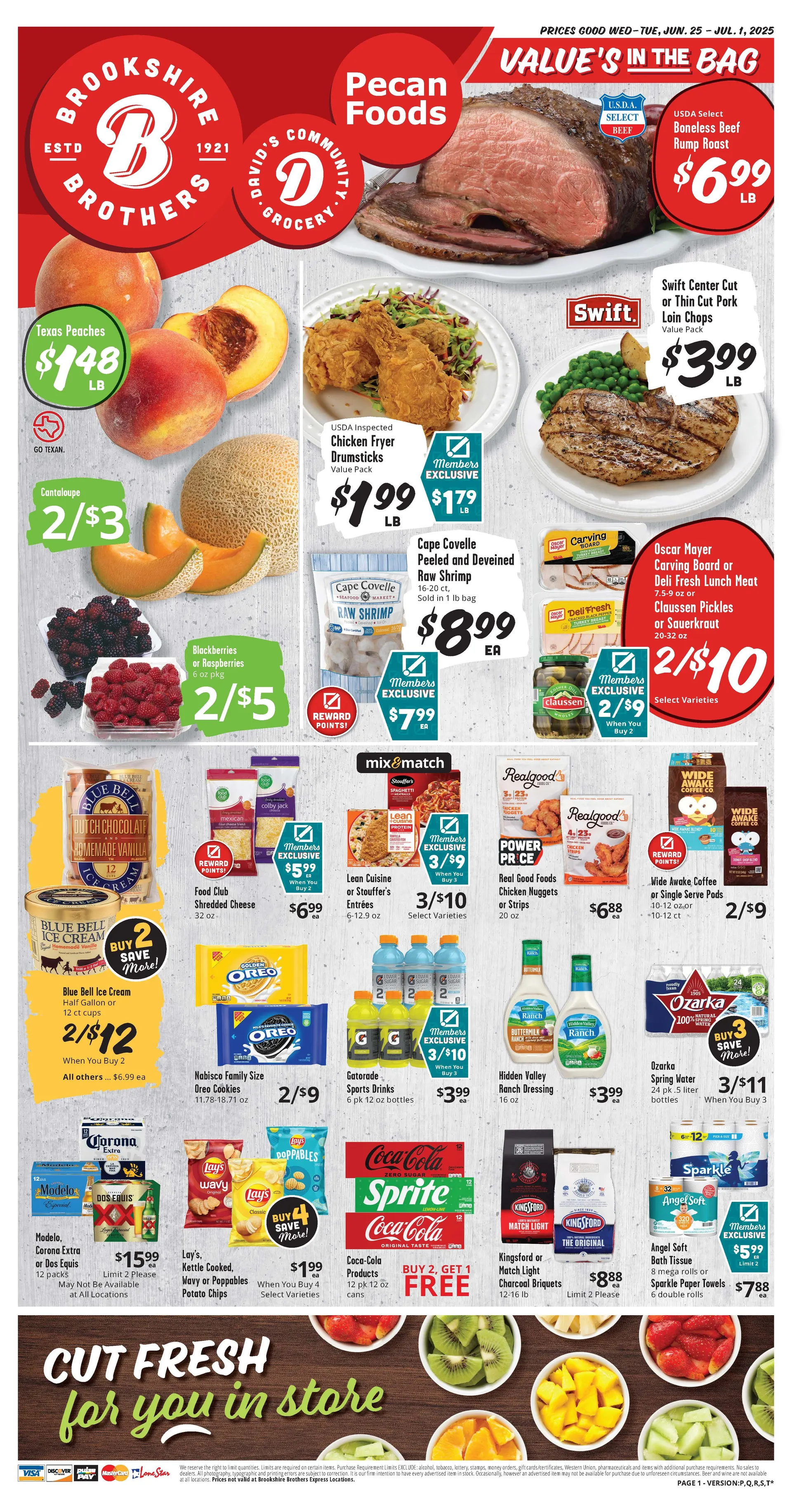 Weekly ad Brookshire Brothers weekly ads from June 25 to July 1 2025 - Page 1
