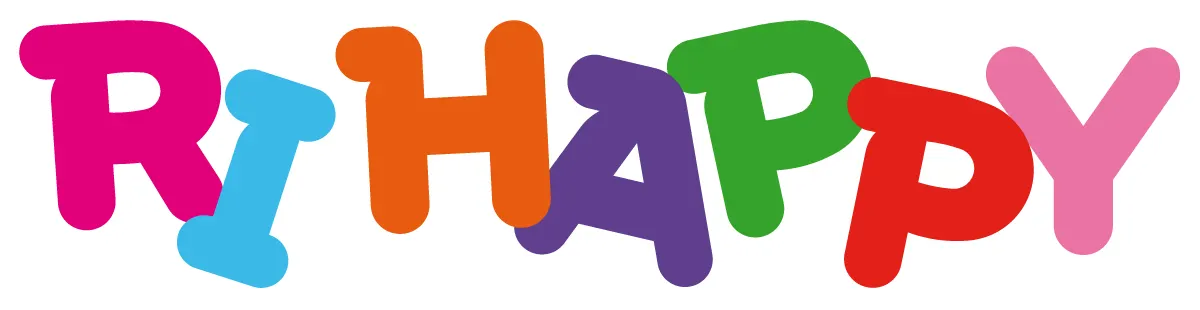 Ri Happy logo de folhetos