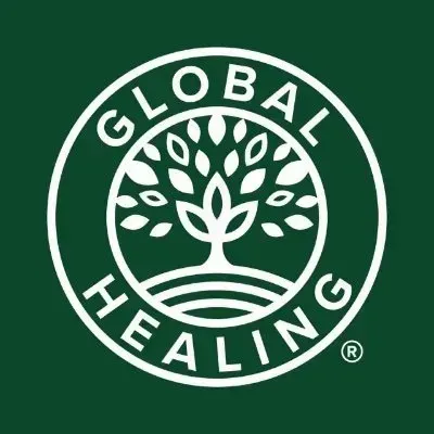 Global Healing logo. Current weekly ad