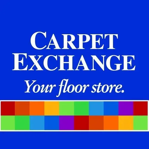 Carpet Exchange logo. Current weekly ad