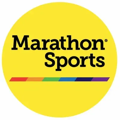 Marathon Sports logo. Current weekly ad