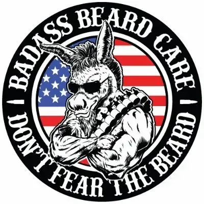 Badass Beard Care logo. Current weekly ad
