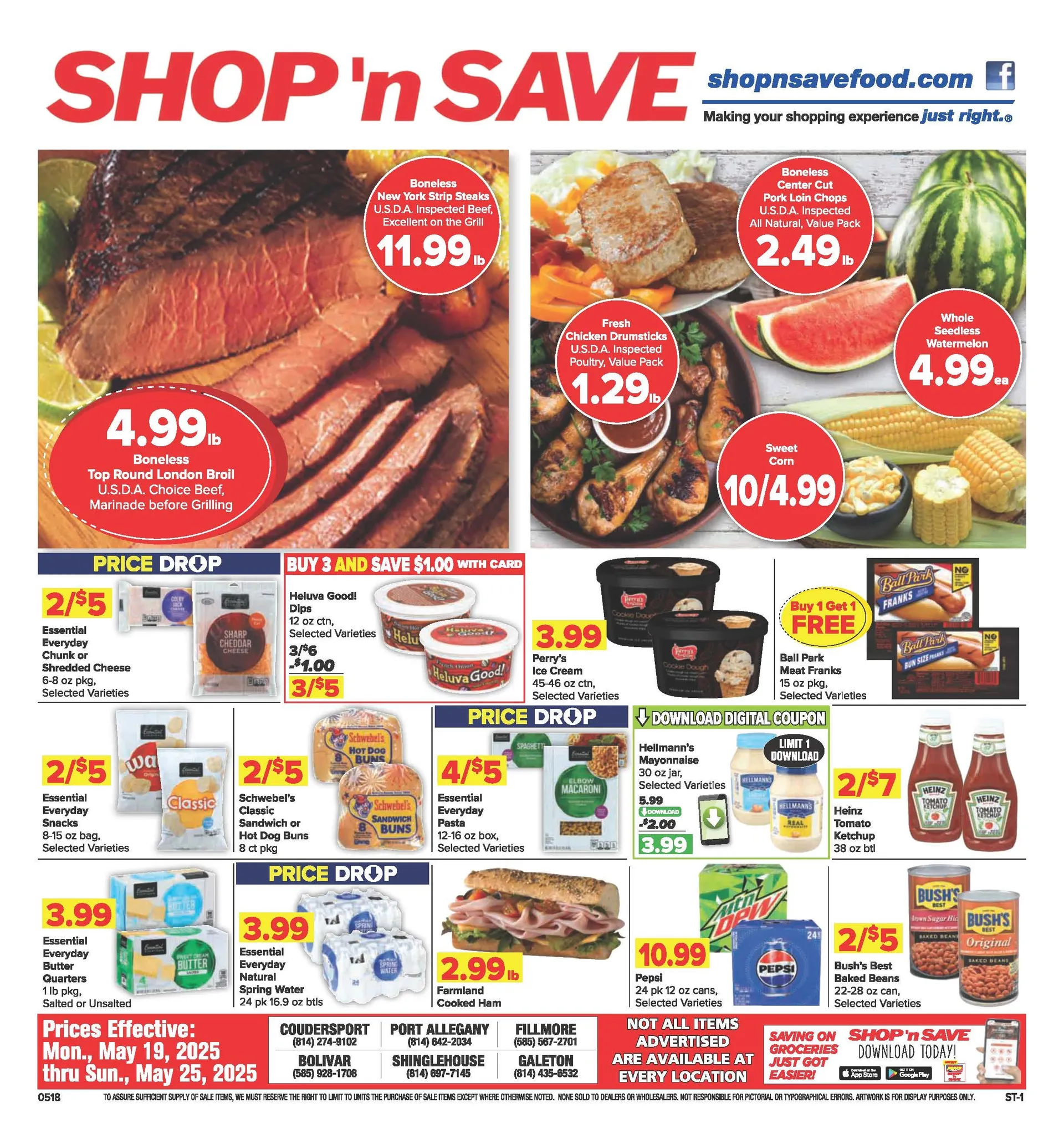 Weekly ad Shop'n Save weekly ads from May 19 to May 25 2025 - Page 