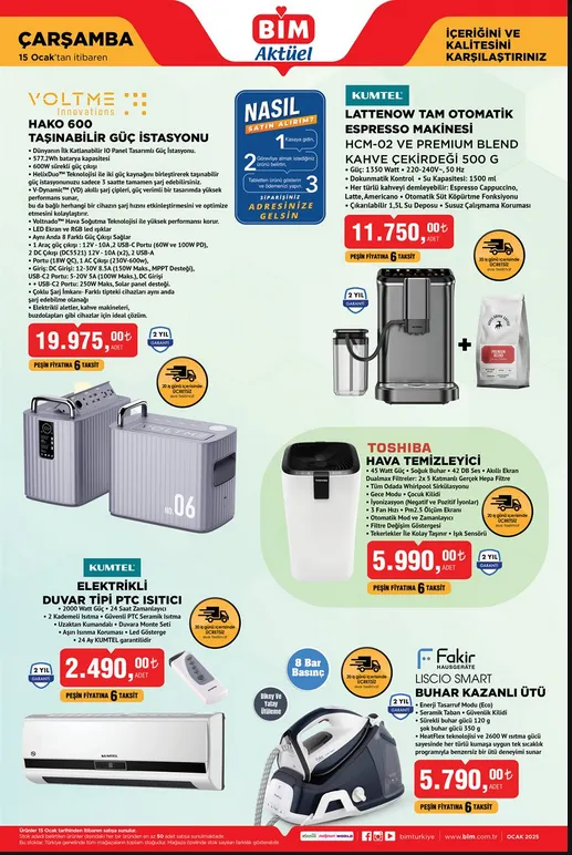 Katalog BİM kataloğu 15 Ocak - 15 Ocak 2025 - aktüel Sayfa 1