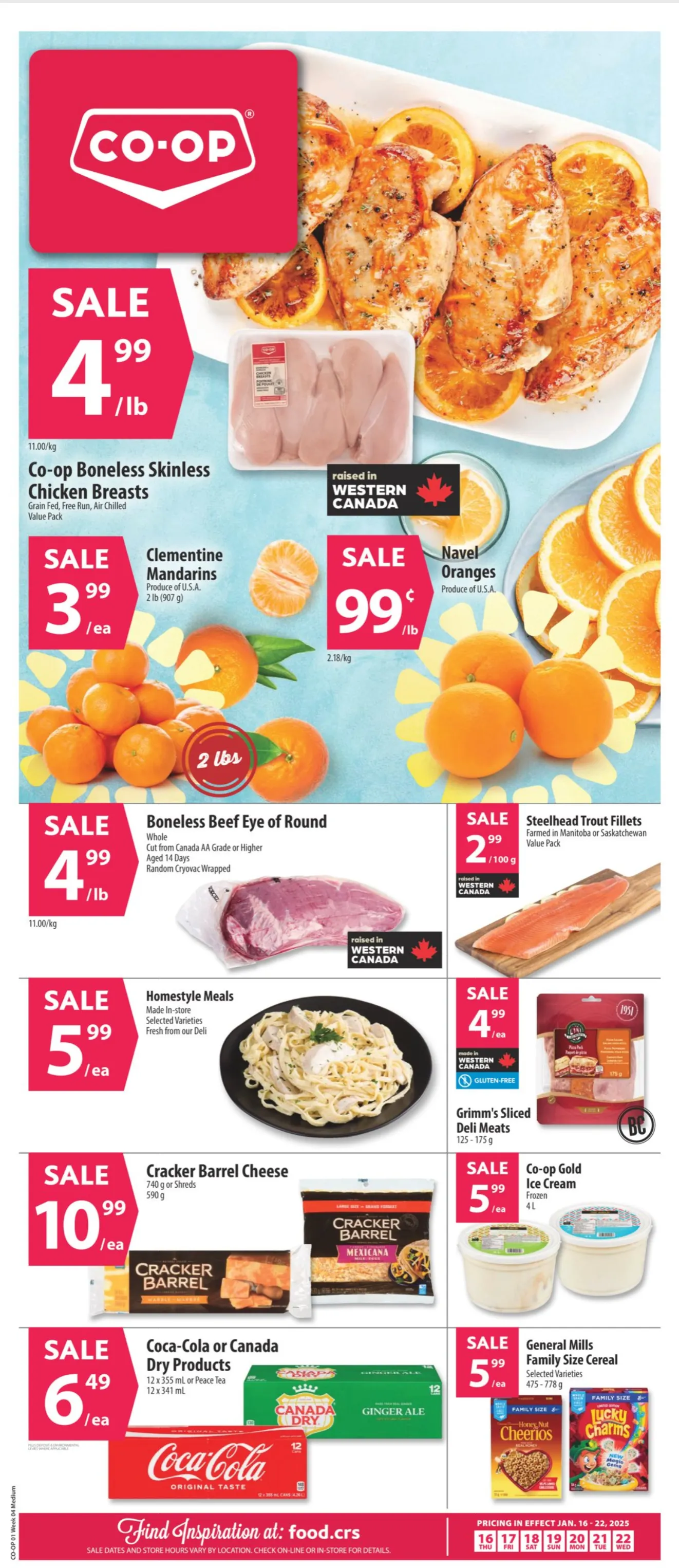 Co-op Food Sales from January 16 to January 22 2025 - flyer page 